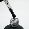 Топ NAILAPEX Dots Matte Top Gel прозрачный матовый без липкого слоя с черной крошкой 15 мл (1513) - Фото №2