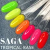 Цветная база SAGA Professional Tropical Base №04 неоновый оранжевый 9 мл (2000994293404) - Фото №4
