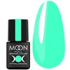 SALE Гель-лак MOON FULL Breeze color №423 светлый бирюзовый 8 мл (5908254191343) - Фото №1