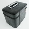 Чемоданчик для косметики YRE MEDIUM лаковый - черный, 21х14,5х16 см (126-1) (К24003) - Фото №6