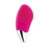 Щетка для очищения лица-BUCOS Sonic Facial Brush S1, силиконовая, розовый - Фото №1