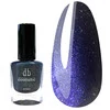 Лак для нігтів DB Cosmetic Prof Line синій із шиммером 10 мл (00194) - Фото №1