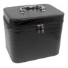 Чемоданчик для косметики YRE MEDIUM лаковый - черный, 21х14,5х16 см (126-1) (К24003) - Фото №1