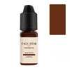Пигмент Face Star DARK Light brown  для перманентного макияжа коричневый 10 мл (003225) - Фото №1