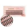 Ресницы ZIDIA Cluster lashes 20D C 0,10 Mix 3 ленты размер 8, 10, 12  mm (110014) - Фото №1