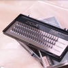 Ресницы ZIDIA Cluster lashes Flame Series C 0,10 Mix M 3 ленты размер 9, 10, 11 mm (110048) - Фото №3