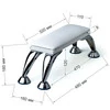 Подлокотник ECOSTAND Mini белый на металлических ножках 480х160х160мм - Фото №3