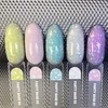 База NAILS OF THE DAY Party №4 лимонно-зеленый с голографическими шестигранниками  10 мл (u0000017101) - Фото №4