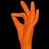 Перчатки MediOk Amber оранжевые нитриловые без талька М 100 шт - Фото №2