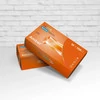 Перчатки MediOk Amber оранжевые нитриловые без талька М 100 шт - Фото №3
