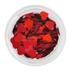 Декор в баночке Nail World сердце красные 002 2.5 г (tca300) - Фото №2