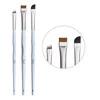 Набор кистей для бровей OKO Flawless Brushes Flawless Brows 3 шт (OKObrset02) - Фото №1