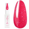 Гель-лак JOIA vegan 143 Neon малиновый с серебряным шиммером 6 мл (4820259342913) - Фото №1