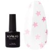 Топ Komilfo Star Nails Rose No Wipe без липкого слоя прозрачный с розовыми звездами 8 мл (508004) - Фото №1
