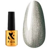 Гель-лак FOX Cat Eye Crystalline 002 полупрозрачный золотисто-серый 7 мл (CY-Cr002) - Фото №1