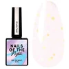 Топ для ногтей NAILS OF THE NIGHT Opal №02 без липкого слоя и без уф-фильтров с опаловыми блестками на легкой молочной основе 10 мл (u0001560168) - Фото №1