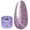 Гель DNKa Builder Gel №0028 Burlesque полупрозрачный с фиолетово-розовыми блестками 30 мл (BGD0028) - Фото №1