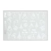 Слайдер дизайн Furman 7015 IVN фольгированный серебро новогодний, дед мороз (3793) - Фото №1