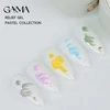Набор GA&MA Relief Gel Pastel Collection ( (5 шт по 5 г: yellow, green, blue, lilac, gray) (7703012) - Фото №8