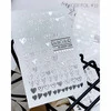 Слайдер Richcolor Foil slider 033 сердечки серебро - Фото №2