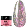 Гель для наращивания VALERI Dream Builder Gel №024 сиреневый с розовым отблеском 15 мл (VDBG15-24) - Фото №1