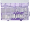 Гелевые типсы TUFI profi Half Cover Soft Gel Tips Балерина Прозрачные 240 шт (0326344) - Фото №6