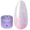 Гель DNKa Builder Gel №0003 Mousse лиловый с поталью 30 мл (FTBGM0003-30) - Фото №1