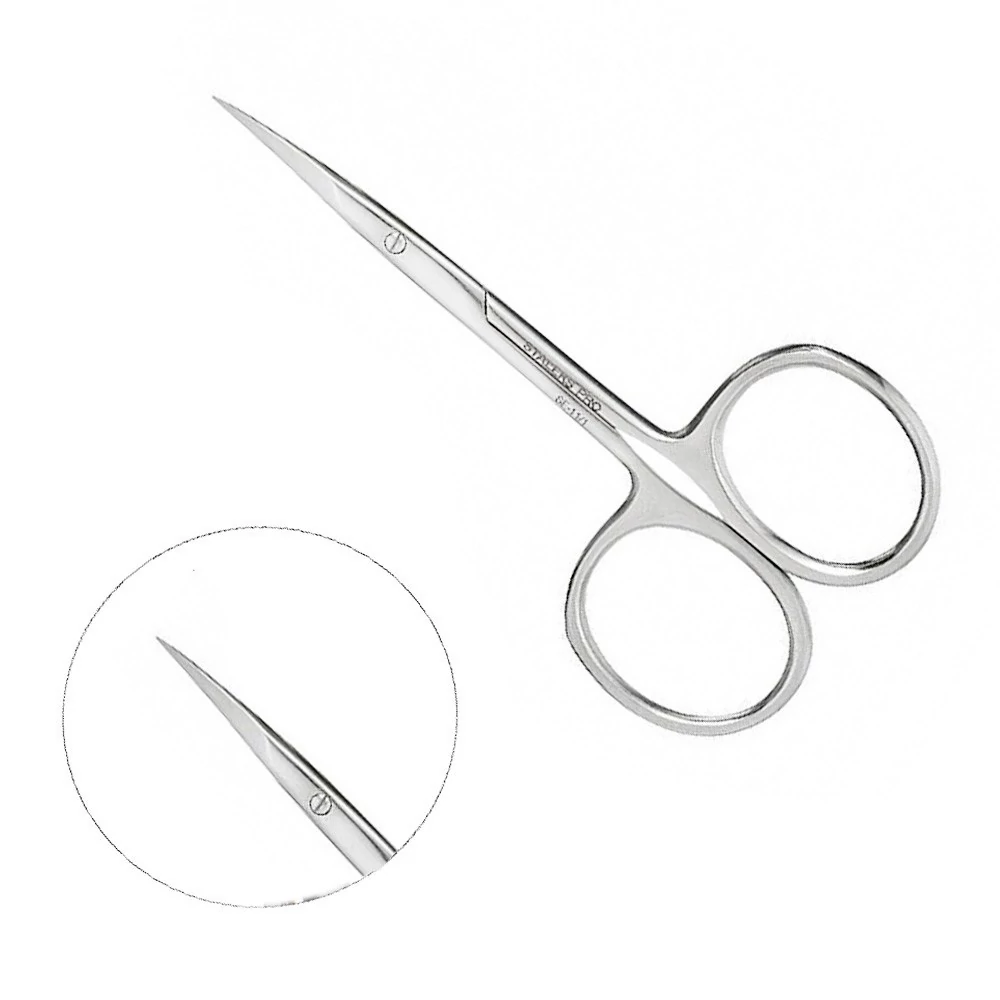 Ножницы профессиональные для кутикулы для левши EXPERT 11 TYPE 1 18 мм (SE-11/1) - Фото №1