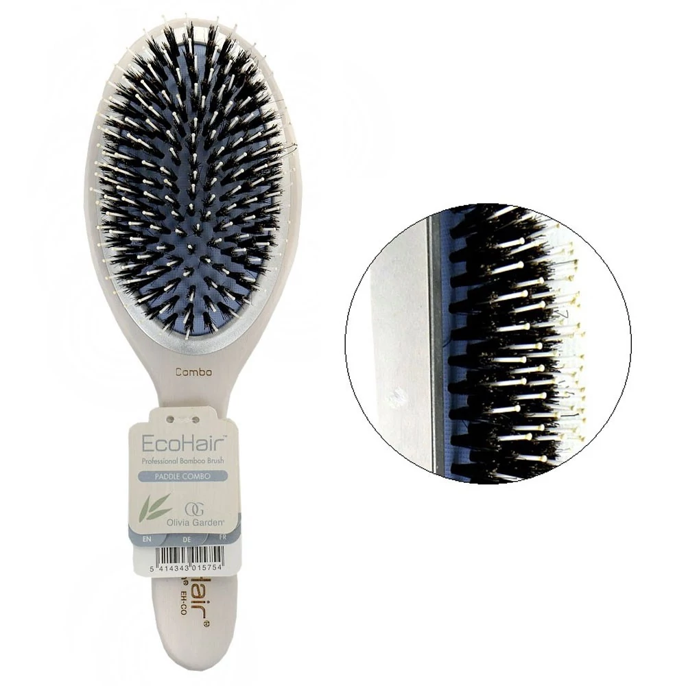 Щетка для волос Olivia Garden EcoHair Combo бамбуковая  (OGBEHCO)
