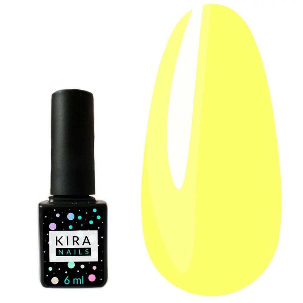 Гель-лак Kira Nails №075 блідо-жовтий 6 мл (963075) - Фото №1