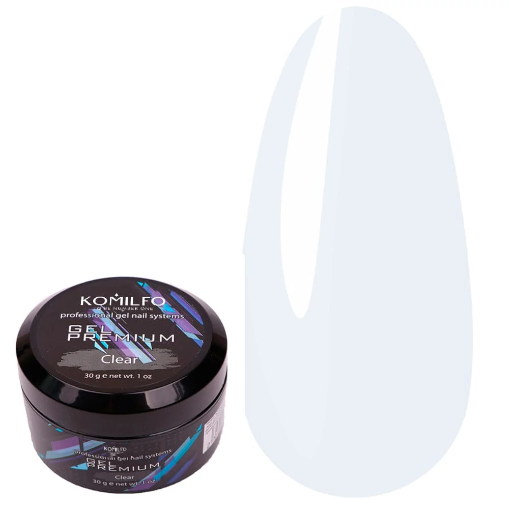 Komilfo Gel Premium Clear прозрачный 30 г (876032)