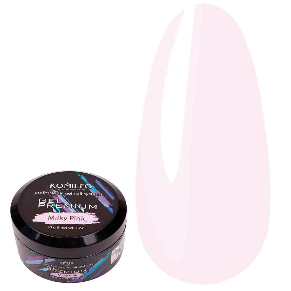 Komilfo Gel Premium Milky Pink молочно-розовый 30 г (876047) - Фото №1