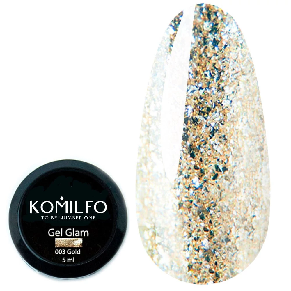 Komilfo Glam Gel №003 Gold 5 мл