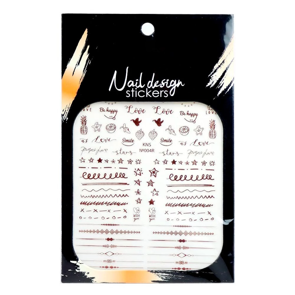 Komilfo Nail Design Sticker №KNS-004R