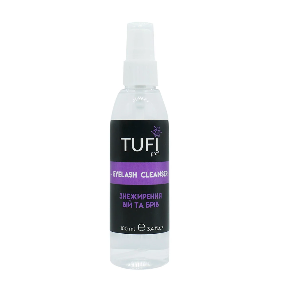 Tufi Profi Eyelash Cleanser - обезжириватель для наращивания ресниц, 100 мл