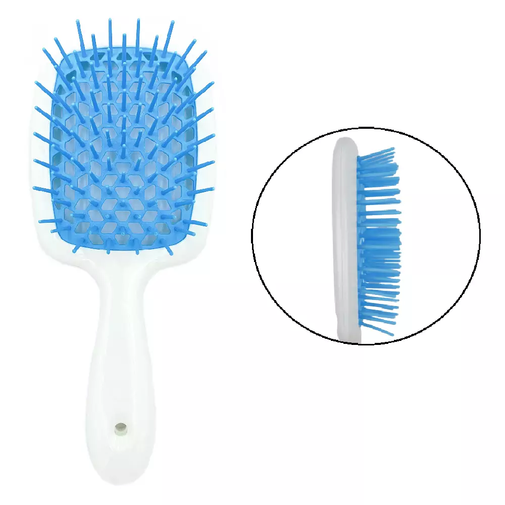 Расческа Janeke Superbrush белый с голубым
