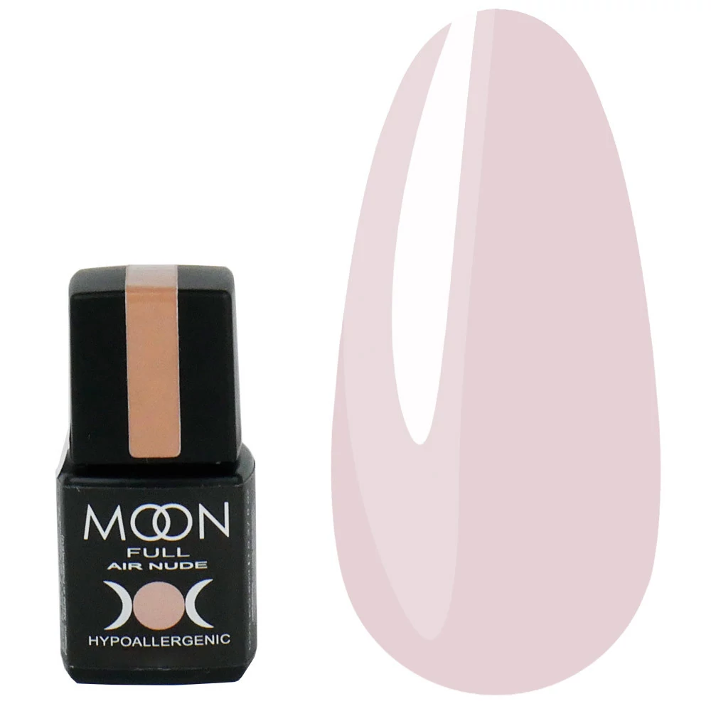 Гель-лак MOON FULL Air Nude №11 молочно-розовый эмаль 8 мл (5908254190858) - Фото №1