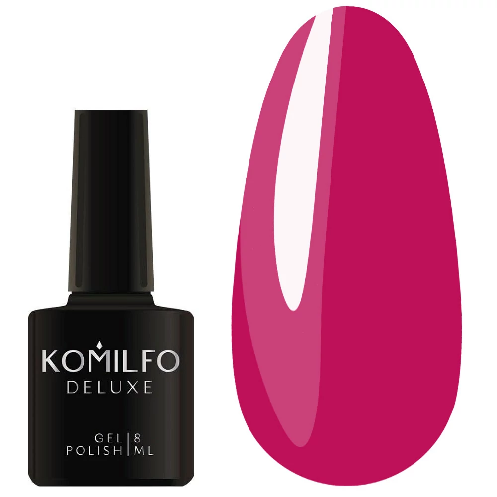 Гель-лак KOMILFO Kaleidoscopic Collection K010 неоновый фуксия  8 мл (717010) - Фото №1