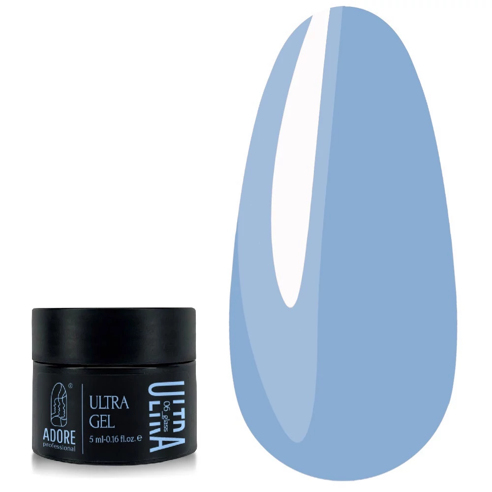 Цветной моделирующий гель Adore Ultra Gel 06 голубой 5 г (2101050035719) - Фото №1