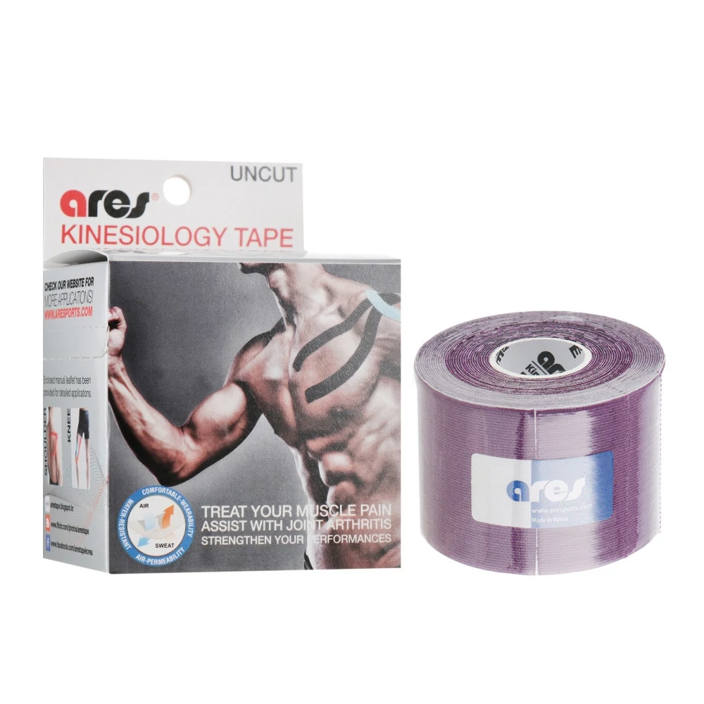 Кинезио тейп Ares Tape фиолетовый (8809273950096)
