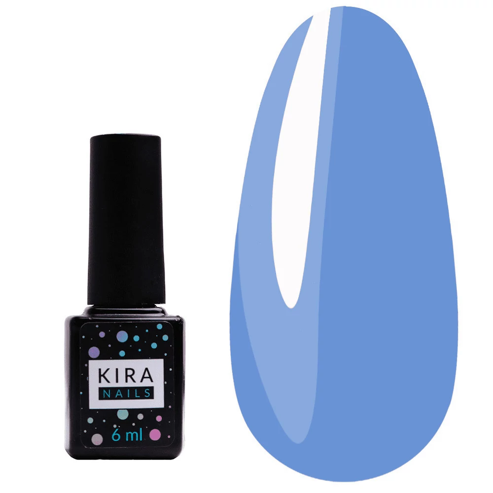 Цветная база KIRA Nails Color 011 светло-синий 6 мл (102663) - Фото №1