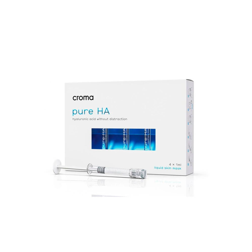 Маска на основе гиалуроновой кислоты 1.8%  CROMA Pure HA liquid mask 4*1мл (37587)