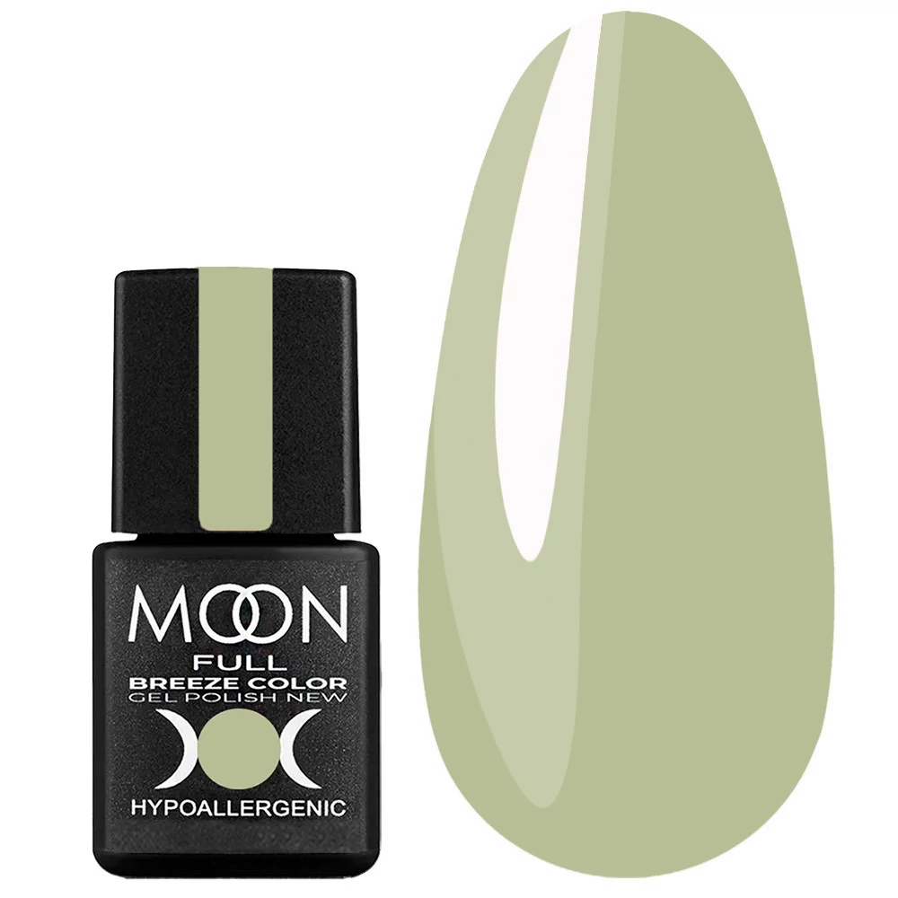 Гель-лак MOON FULL Breeze color №428 светлый хаки 8 мл (5908254191398) - Фото №1