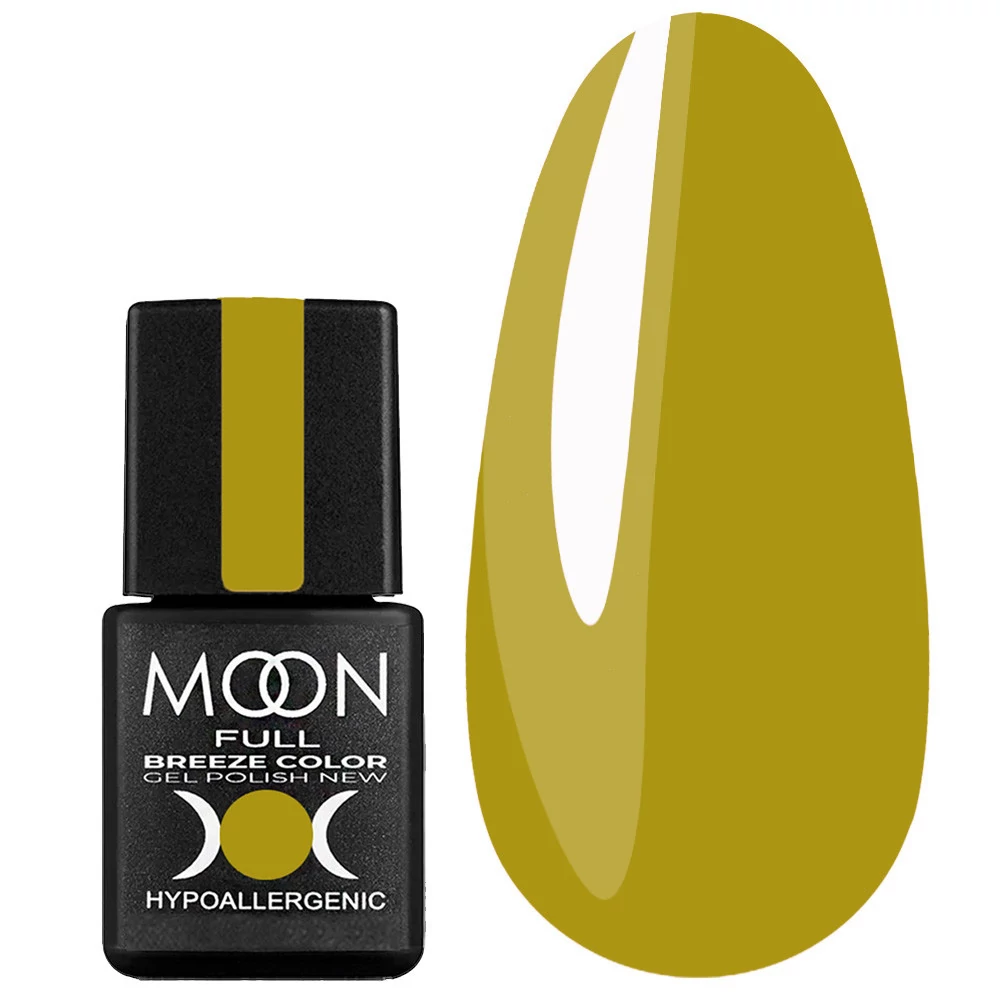 Гель-лак MOON FULL Breeze color №430 горчичный 8 мл (5908254191411) - Фото №1