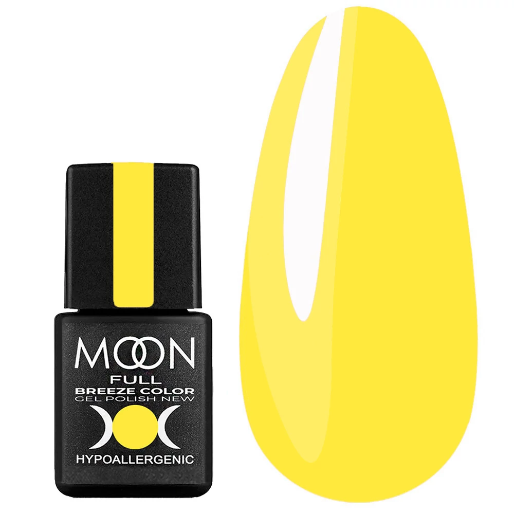 Гель-лак MOON FULL Breeze color №443 банановый  8 мл (5908254191541) - Фото №1