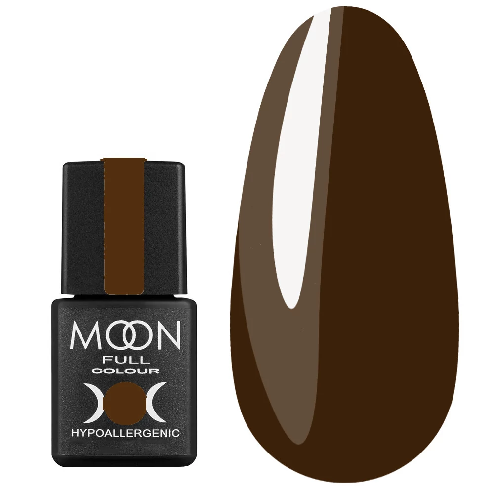 Гель-лак MOON FULL Fashion color №236 темный шоколад 8 мл (5908254002465) - Фото №1