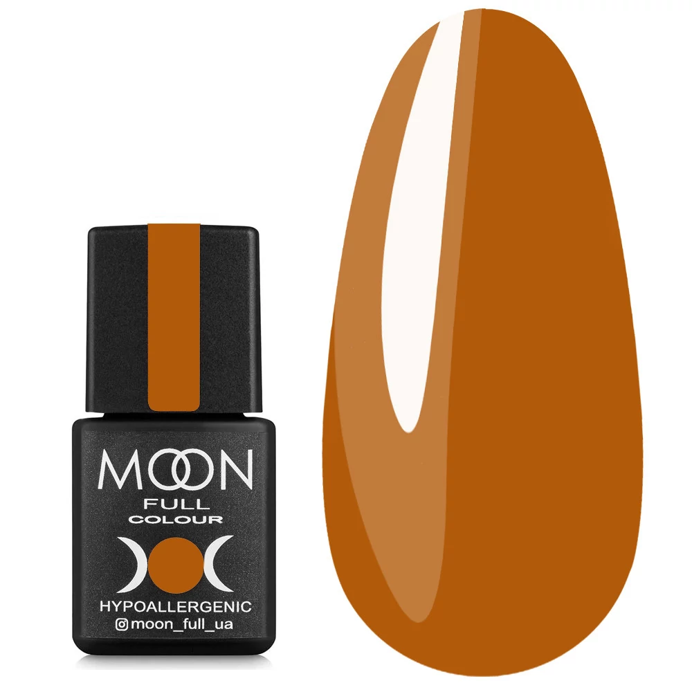 Гель-лак MOON FULL Fashion color №234 буро-оранжевый 8 мл (5908254002441) - Фото №1