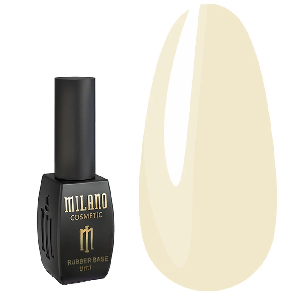 Цветная база MILANO Cover 01 молочно-бежевый 8 мл (2712000039345) - Фото №1