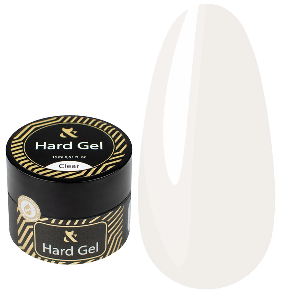 Гель F.O.X Hard gel Clear прозрачный 15 мл (HGs-C)