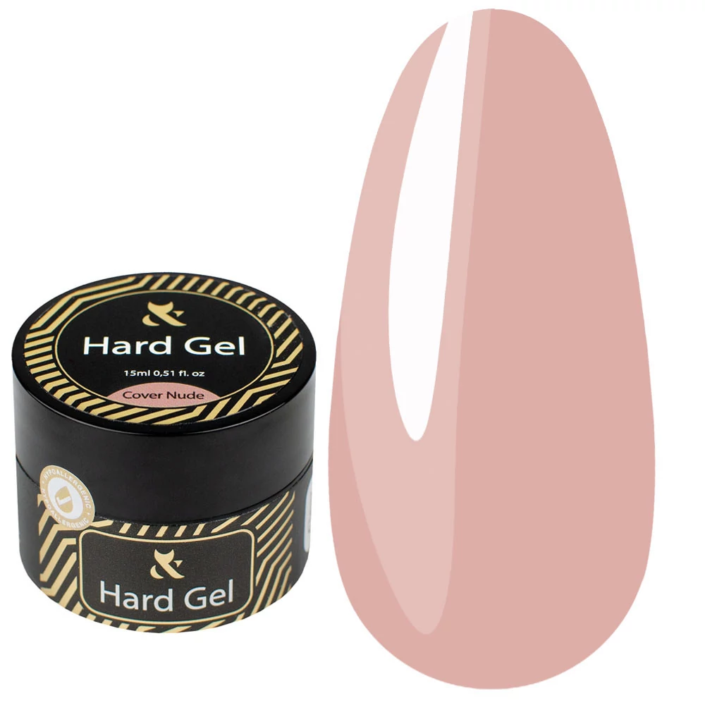 Гель F.O.X Hard gel Cover Nude нюдовый 15 мл (HGs-N) - Фото №1